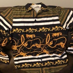 Long Sleeve Woven Top